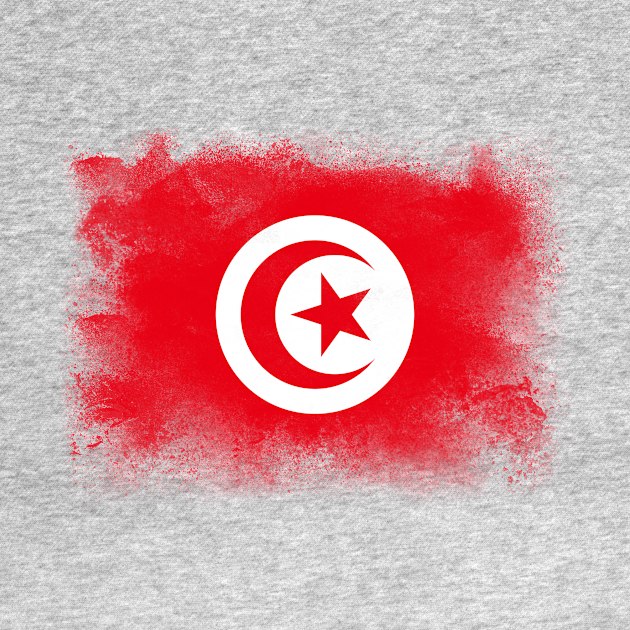 Tunisia Flag by psychoshadow